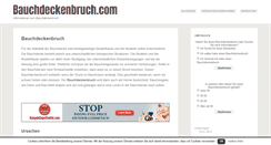 Desktop Screenshot of bauchdeckenbruch.com